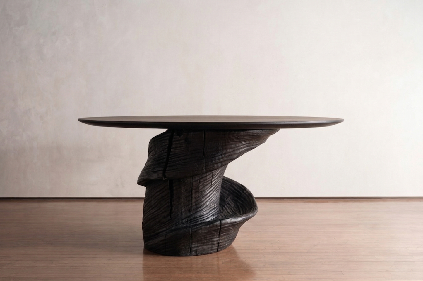 Vortex Sculpture Table Black