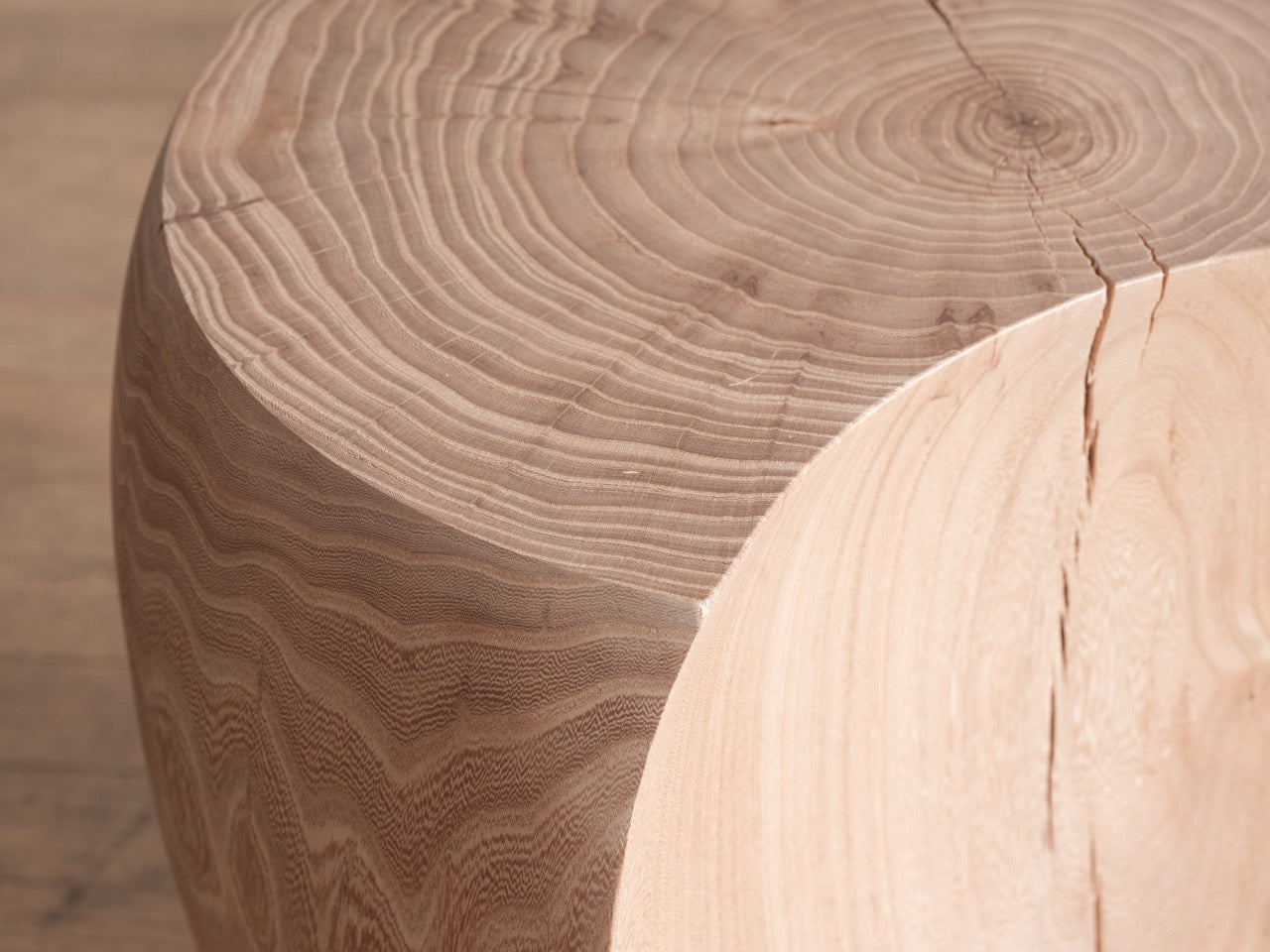 Drops Stool Large Oak/Ash