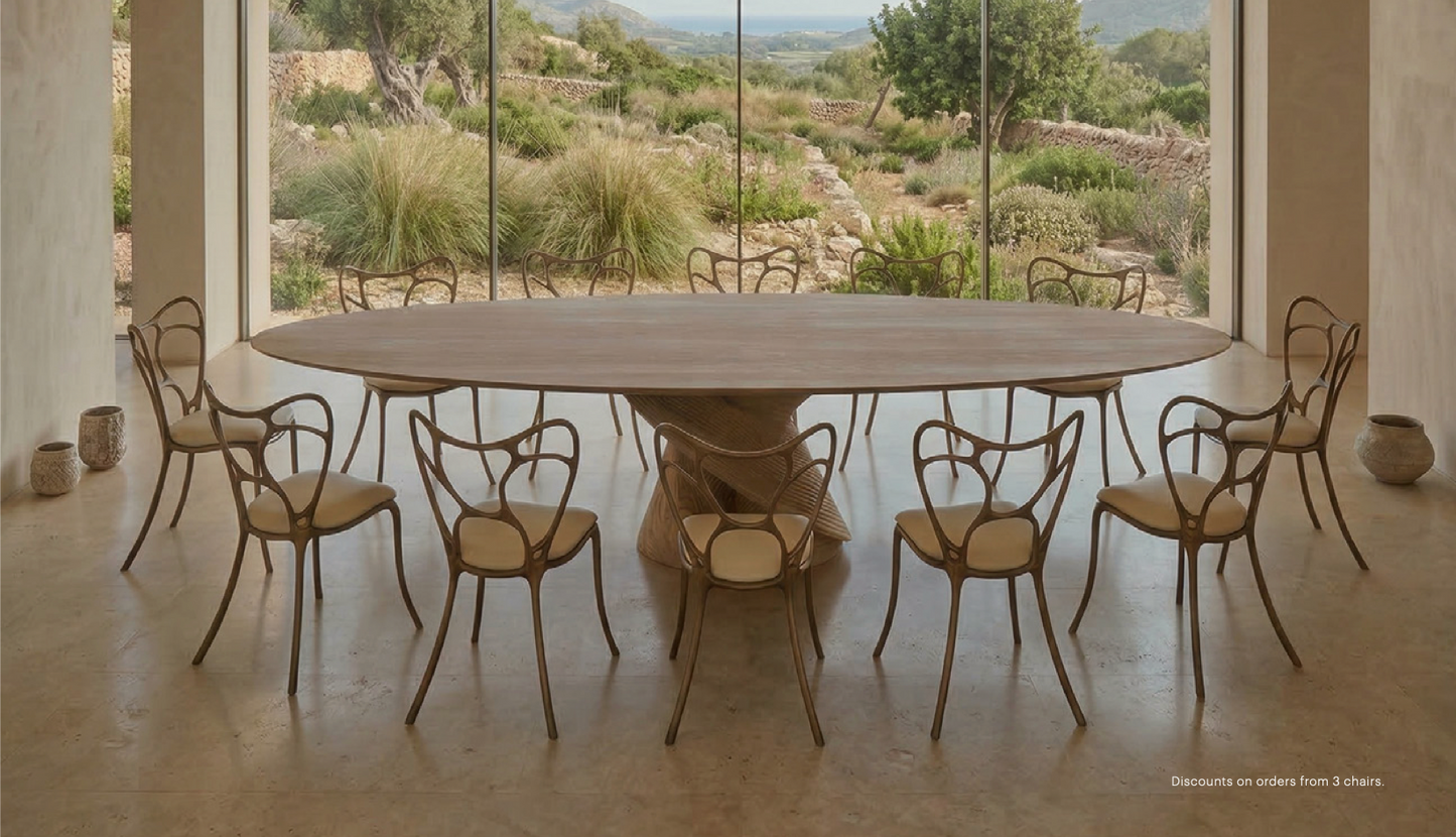 Ebba Sculpture Chair Aluminium