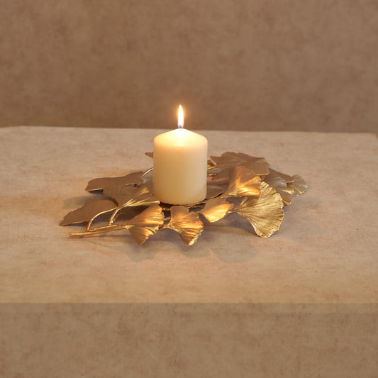 GINKGO CANDLE HOLDER