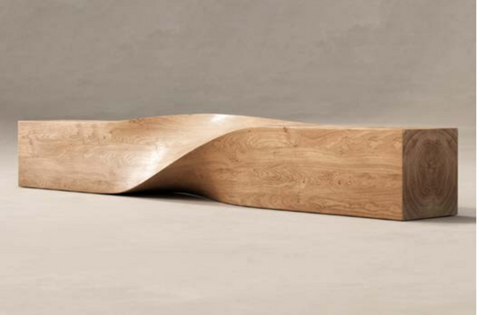 SOUL SCULPTURE BENCH TOTEM WOOD 2,5M