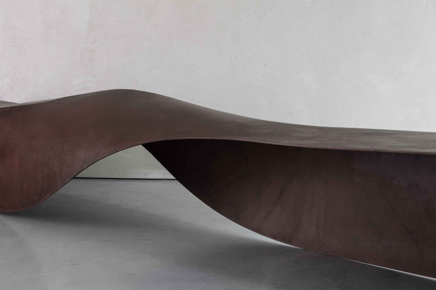 Soul Sculpture Bench in Cor-ten Steal