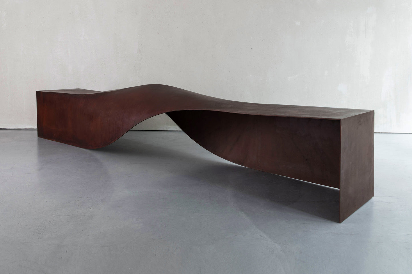 Soul Sculpture Bench in Cor-ten Steal