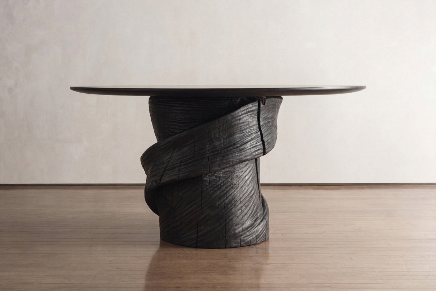 Vortex Sculpture Table Black