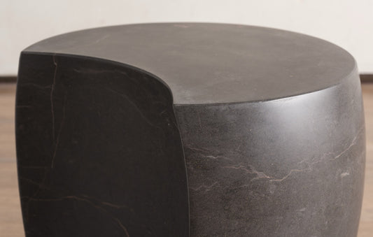 Drops Stool Large Calatorao Black Stone