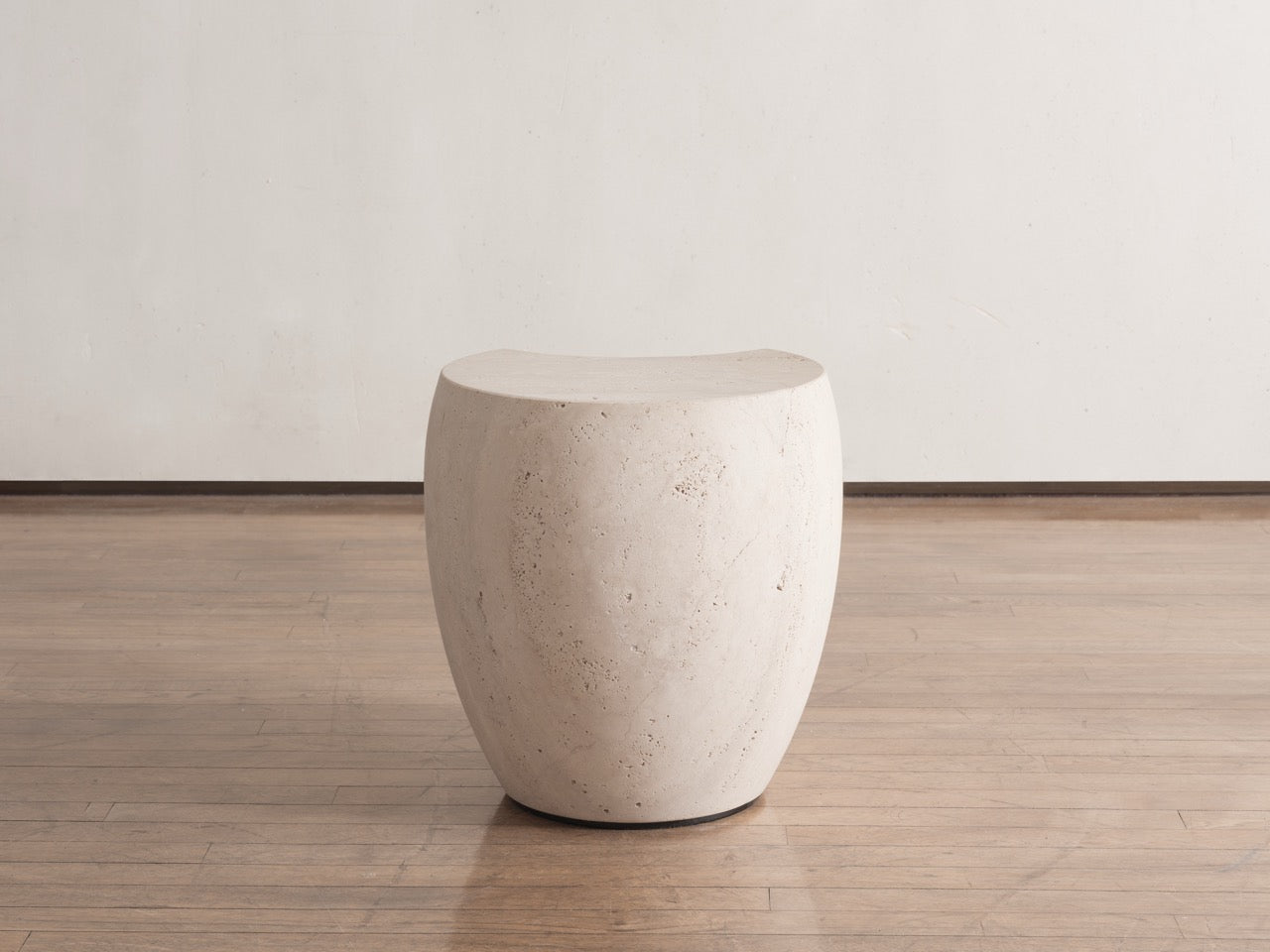 Drops Stool Large Travertine
